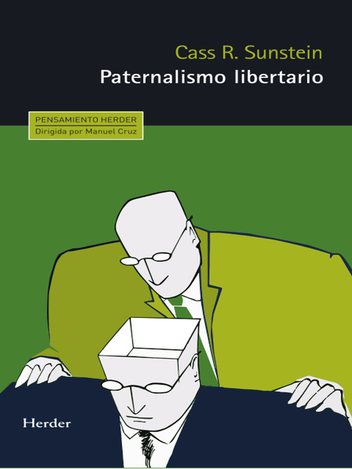 Detalles del título Paternalismo libertario de Cass R. Sunstein - Disponible